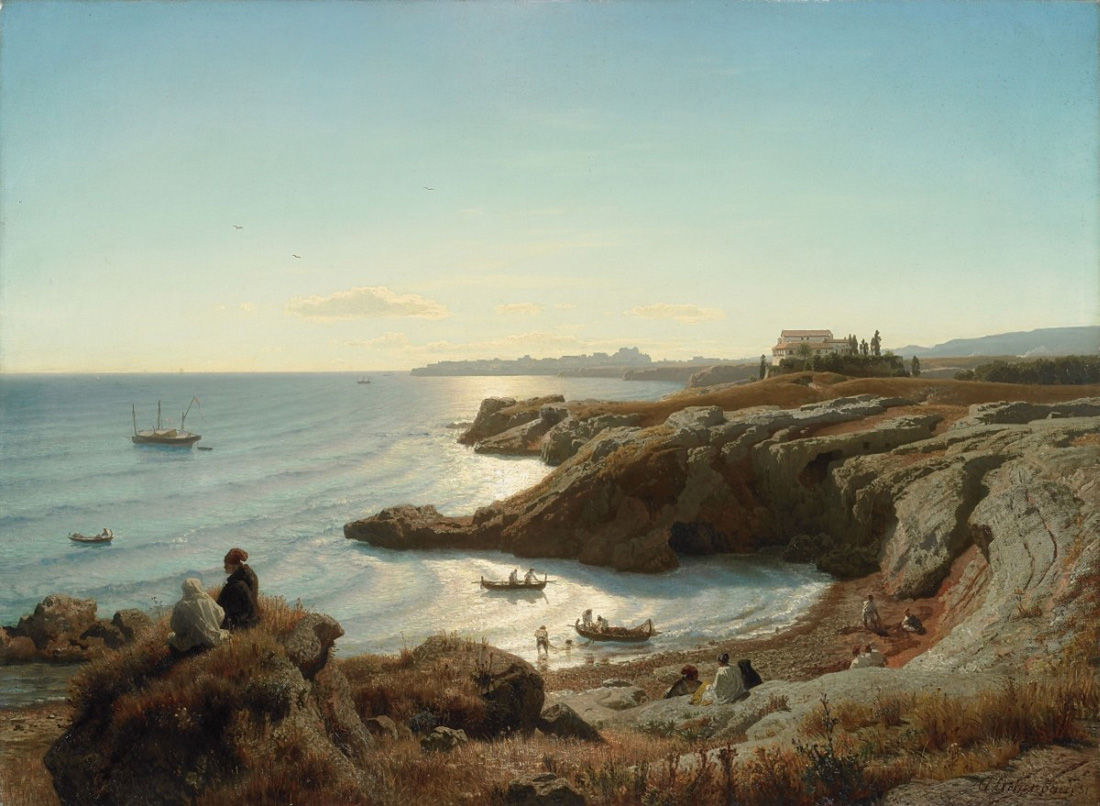 italian costal landscape
